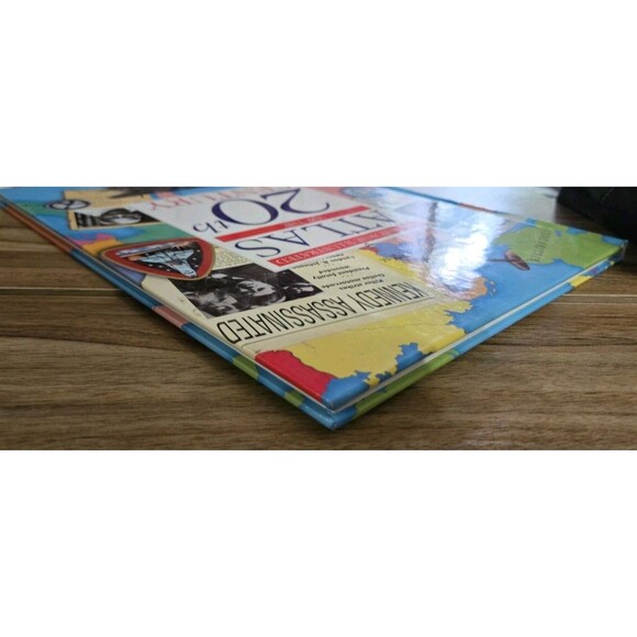 The Usborne Illustrated Atlas Of The 20th Century Hardcover Educational Book - Picture 5 of 6